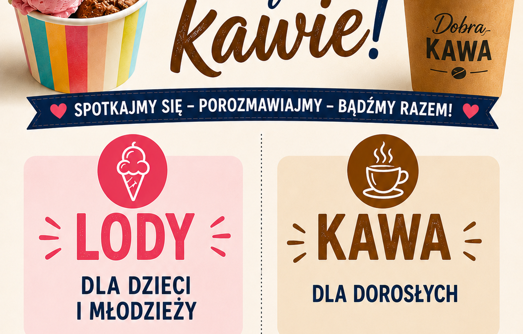 Kawa i lody po Mszy św.